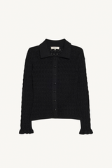 ruby knit polo - black