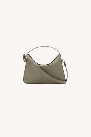 soft baguette crossbody - sage