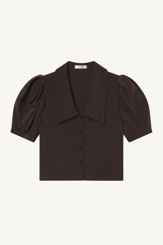 the sailor blouse - coffee