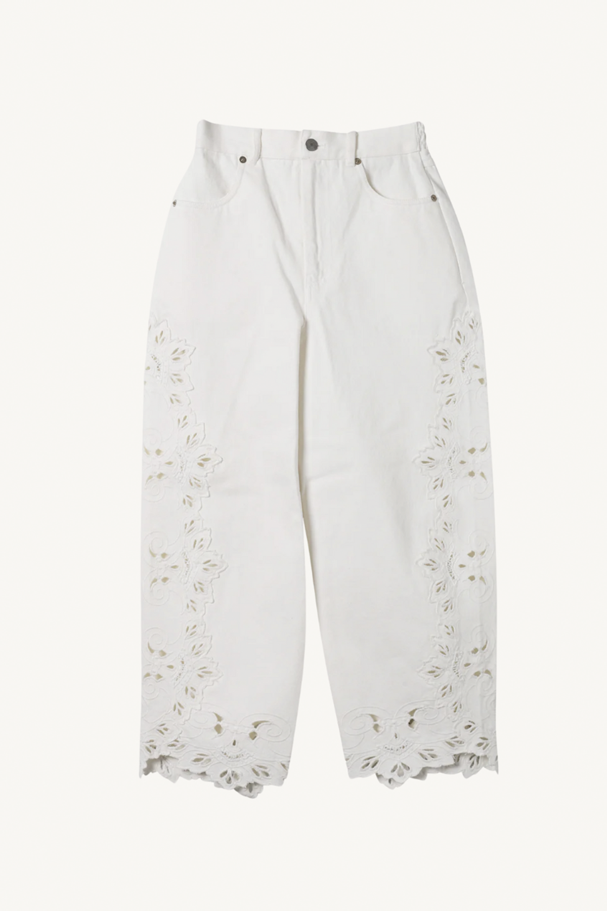 cavina jeans - white