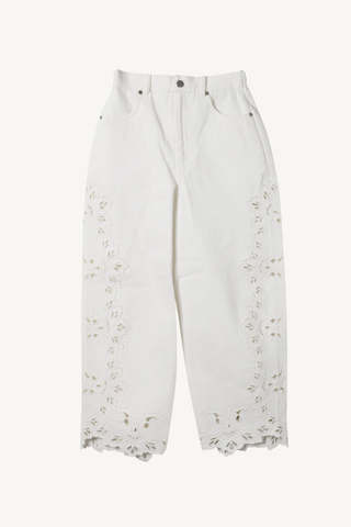 cavina jeans - white