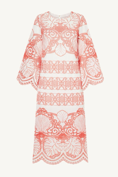 seraphina lace dress - white coral