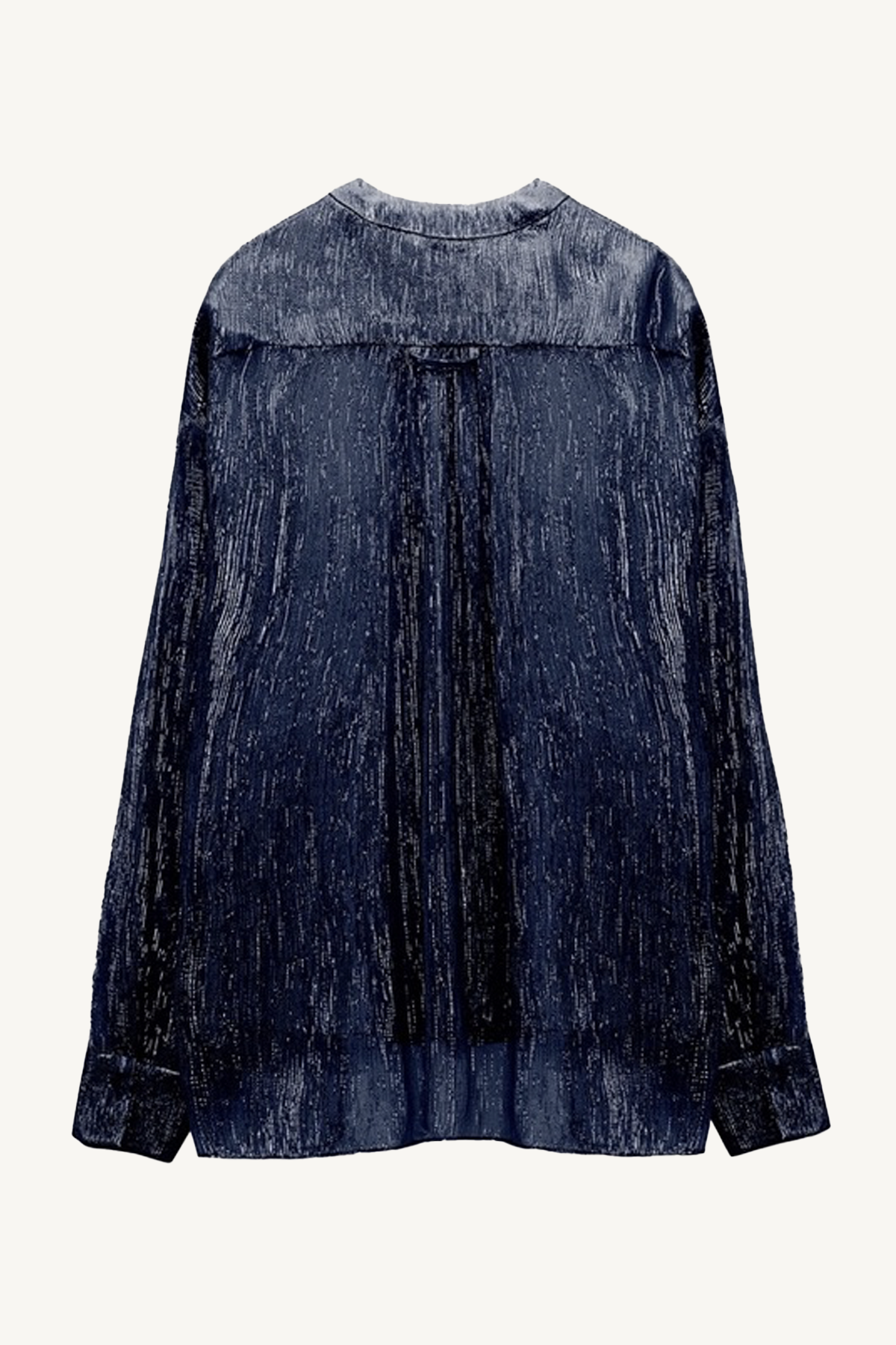 shimmering shine blouse - dark navy