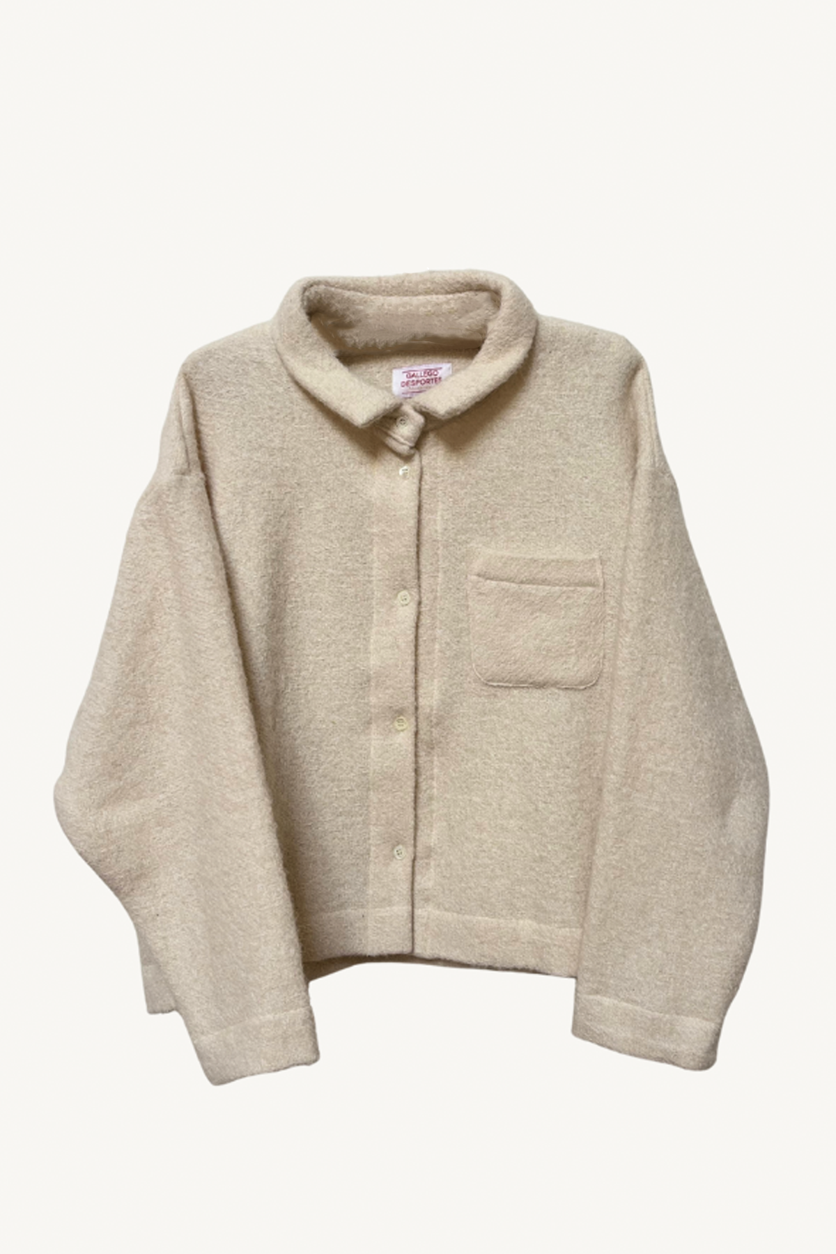 shirt jacket - white