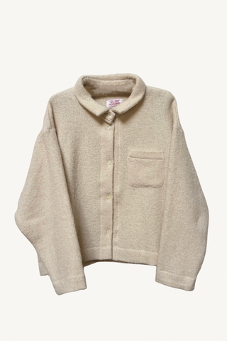 shirt jacket - white