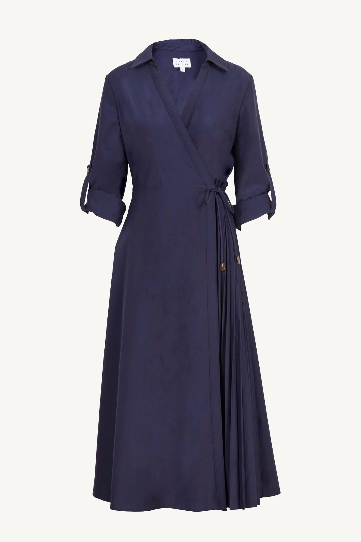 midi shivon dress - maritime blue