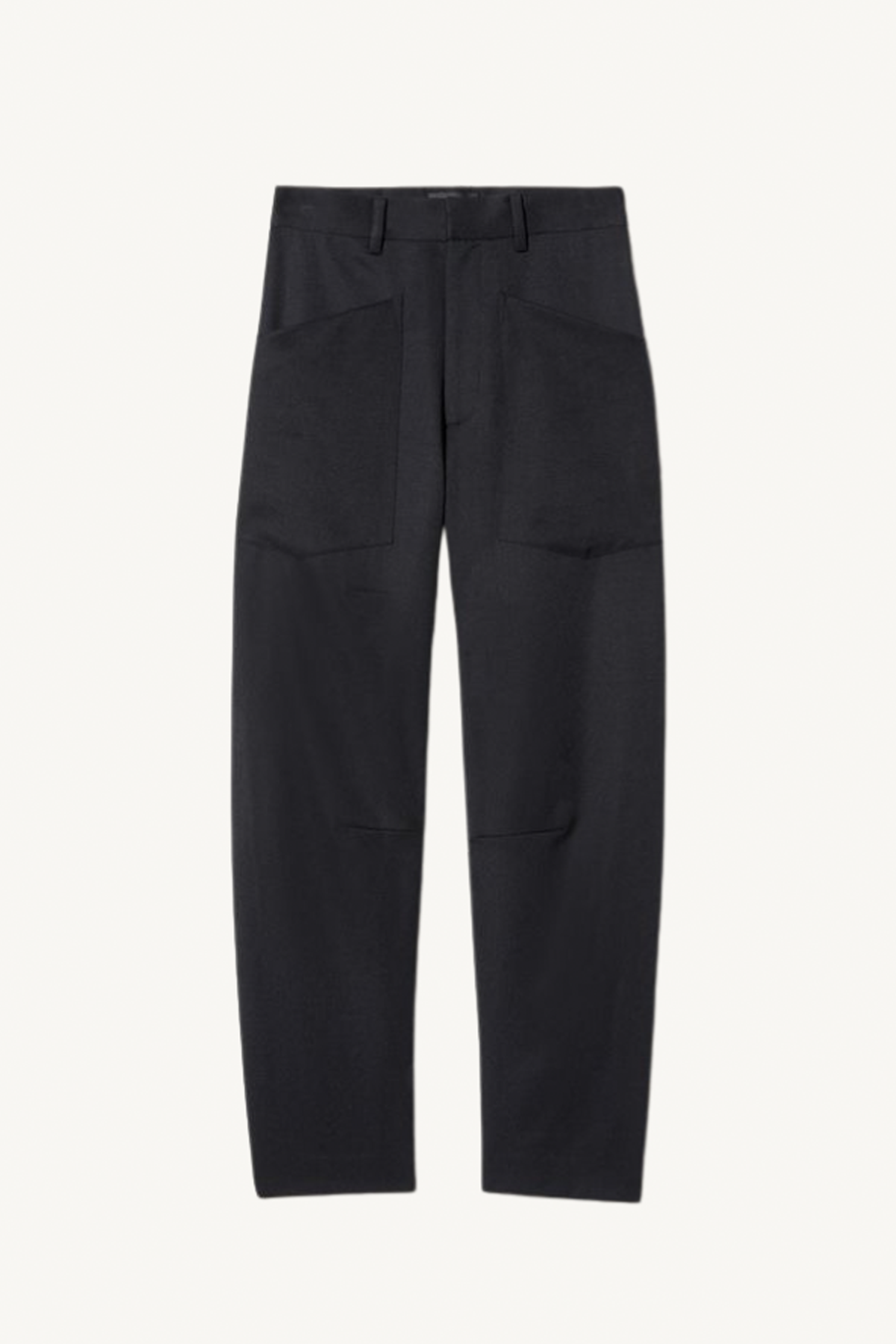 shon wool pant - black