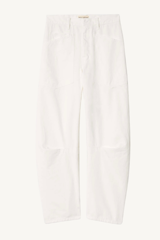 shon herringbone pant - vintage cream