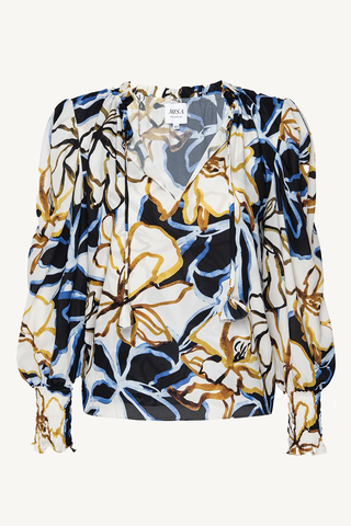 siena top - bold blooms