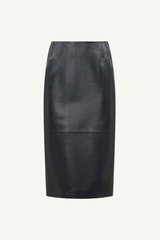 sleek statement skirt - midnight navy