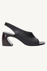 id open toe slingback - black