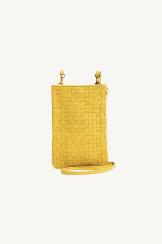 poche - woven checker snapdragon
