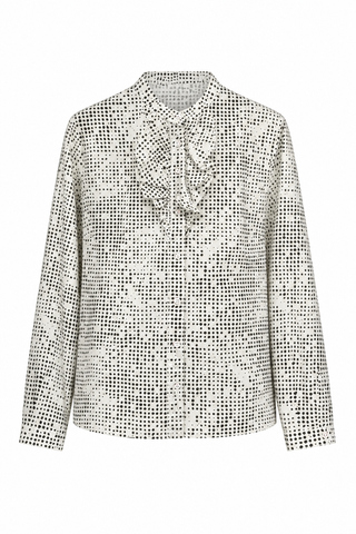shirt carole - brown dots