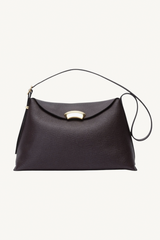 id soft shoulder bag - dark chocolate