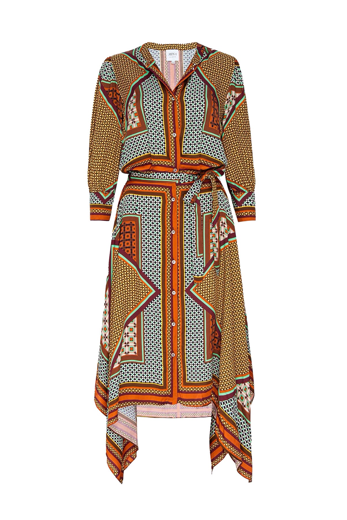 solmaz dress - positano scarf