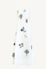 soren dress - optic white