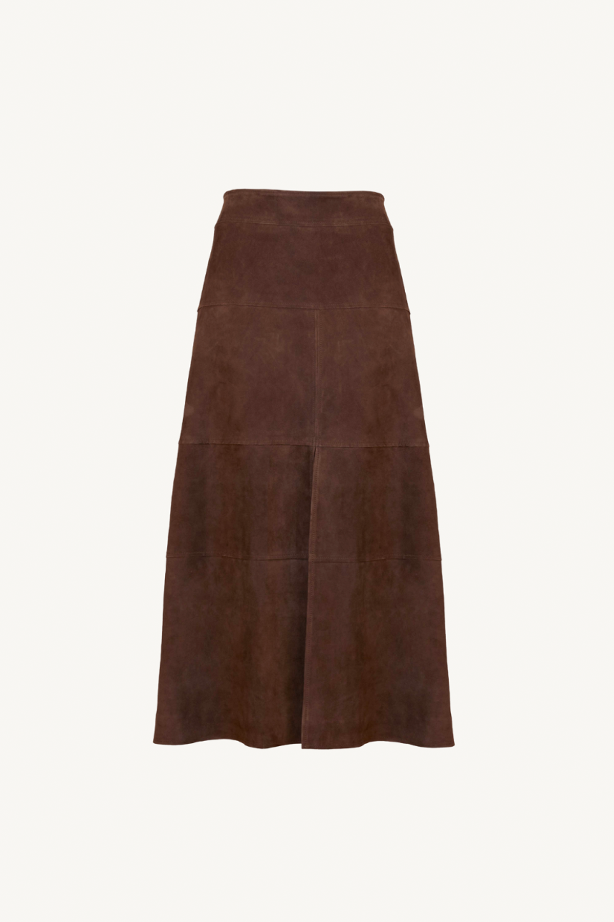 hudson skirt - chocolate suede