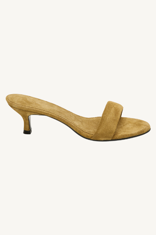 suede sensation heel - dafne green