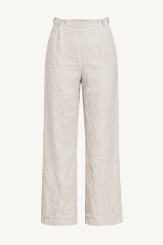 hem pants - cream
