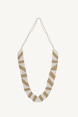 sunny necklace - brass and silver