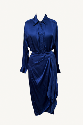 alessandra sarong shirt dress - surf