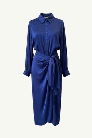 alessandra sarong shirt dress - surf