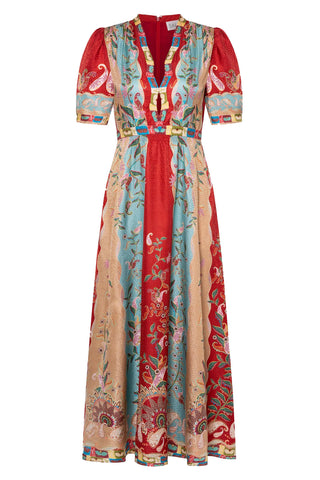 tabitha dress - paisley vines