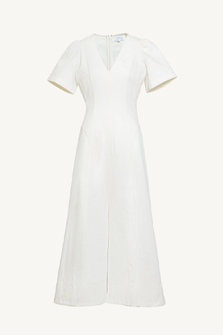 midi renzo dress - chalk