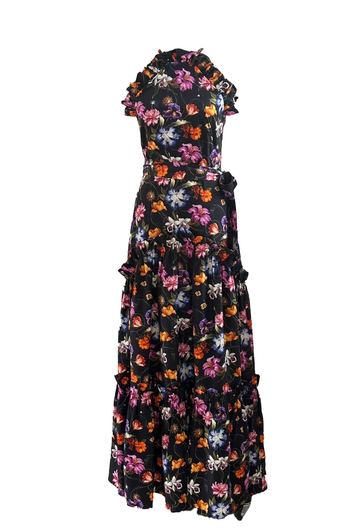 tatiana floral dress - painterly flower