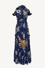 tatiana crepe dress - magical blossom navy