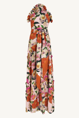 tatiana crepe dress - summer blooms