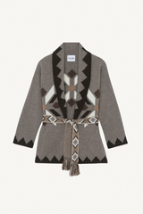 miko terre nueve sweater- taupe