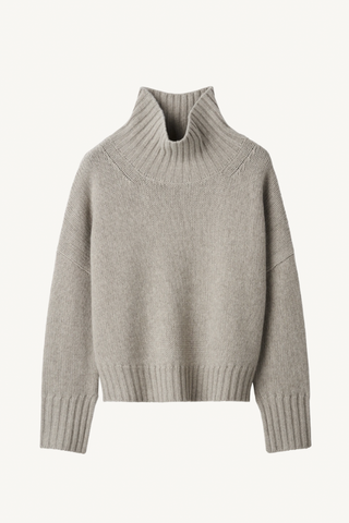 girlfriend turtleneck - greige
