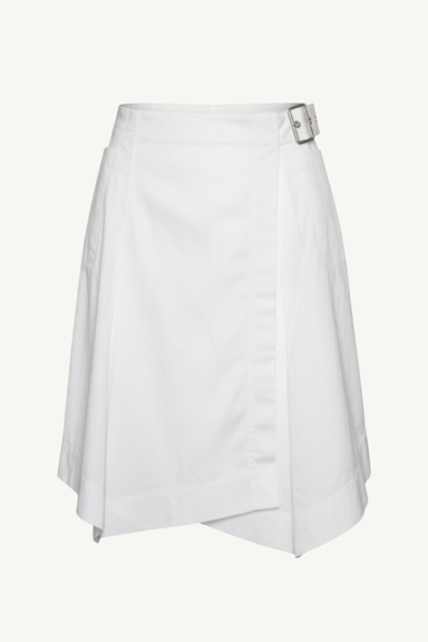 two toned handkerchief wrap skirt - tofu