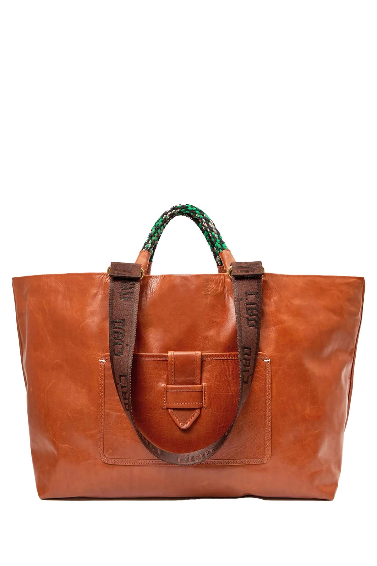 Clare v - grande bateau tote - camel new look – Eloise