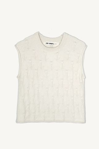 tulip vest - cream