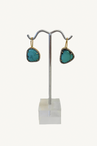 turquoise drop earrings