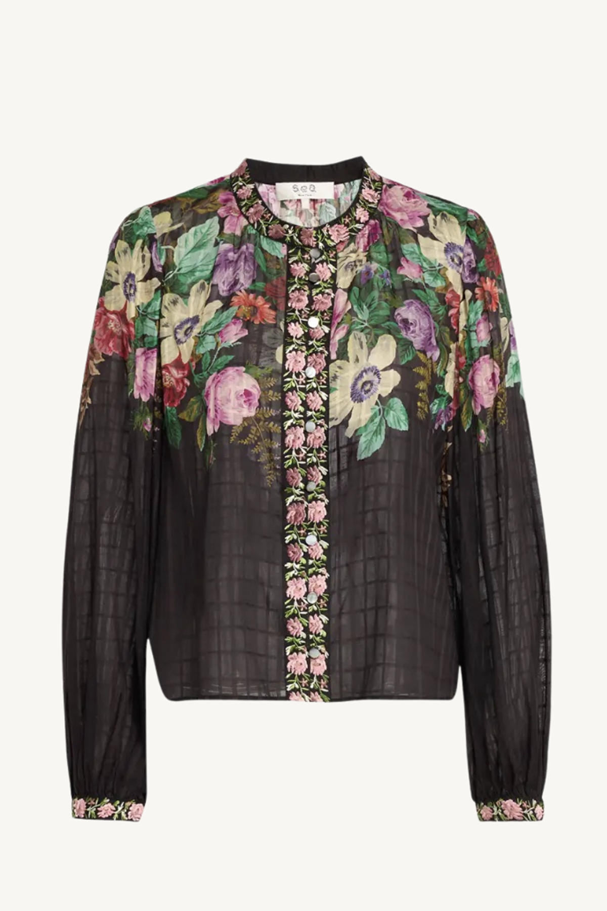 viktoria print blouse - multi