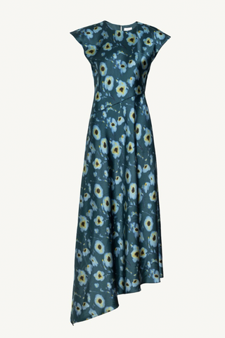 Violeta dress - emerald multi