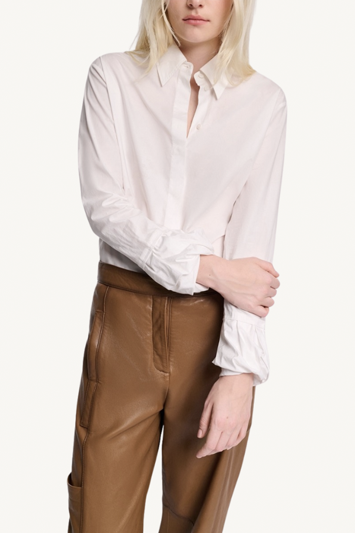 pure power blouse - white