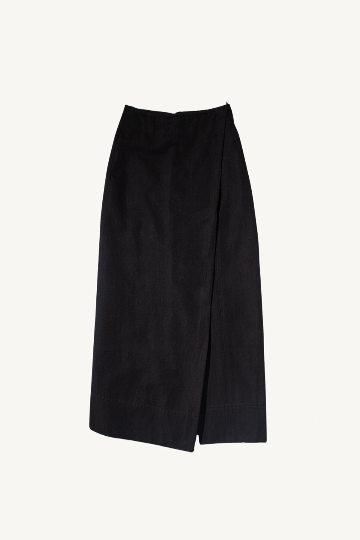 marni wrap skirt - black