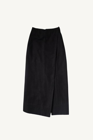 marni wrap skirt - black