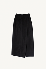 marni wrap skirt - black