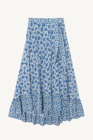 janey skirt - cobalt shell