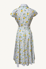 zoe dress - drops of roses